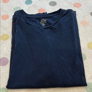 J. Crew Men's Navy Blue Shirt